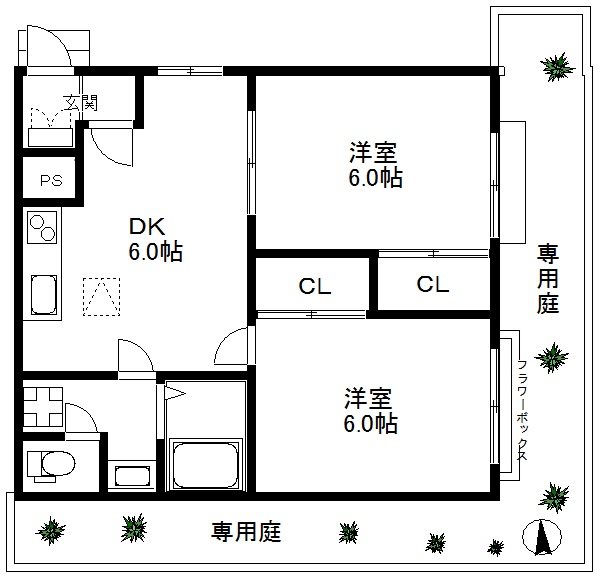 ドエル一番館 間取り