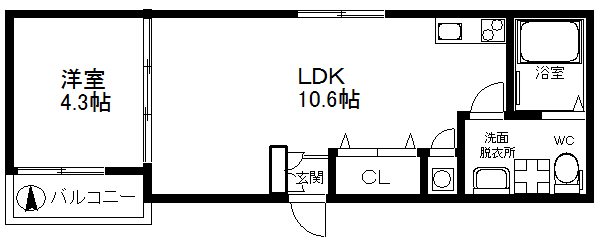 Fmaison GARDEN  間取り