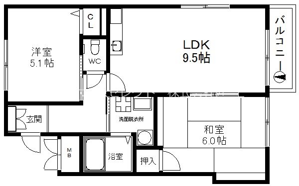 ＵＳ-1住吉東 間取り