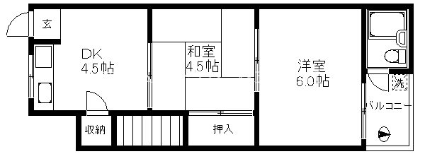第３Aハイツ 間取り