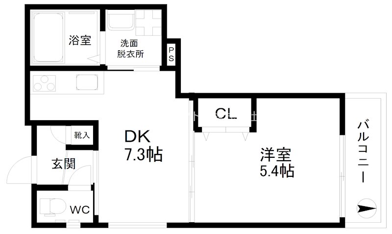 ラモーナ玉出東Ⅱ 間取り