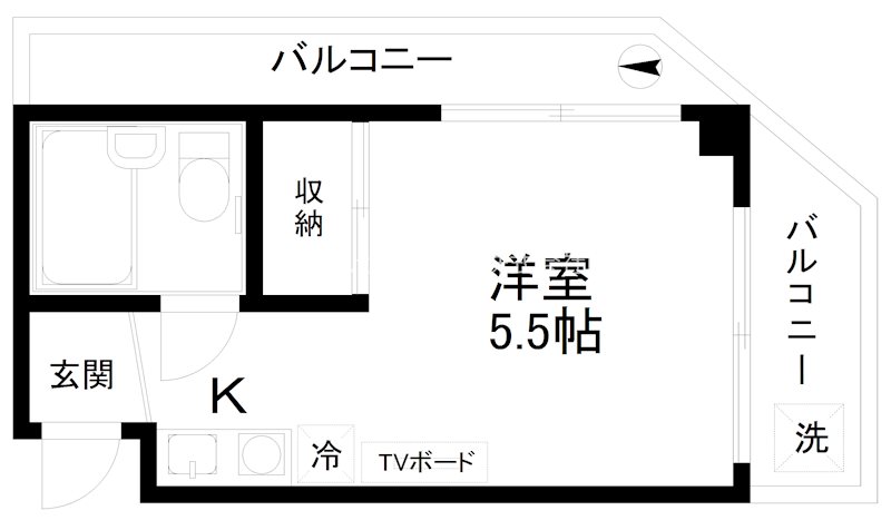 粉浜ハイツ 間取り