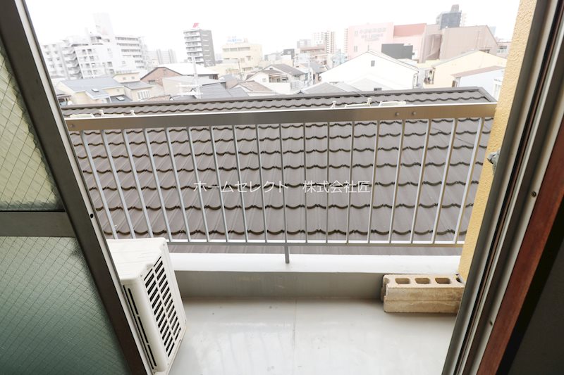 粉浜ハイツ ベランダ