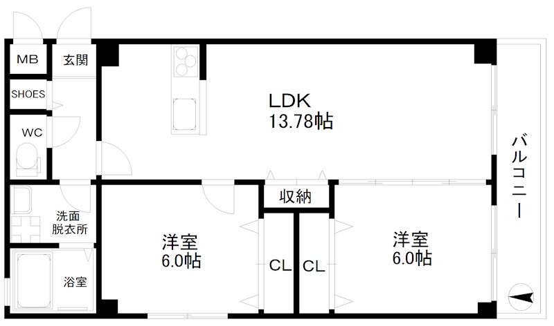 グレイス聖天坂 間取り