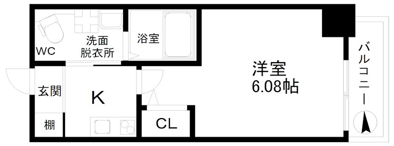 グランパシフィック北畠 間取り