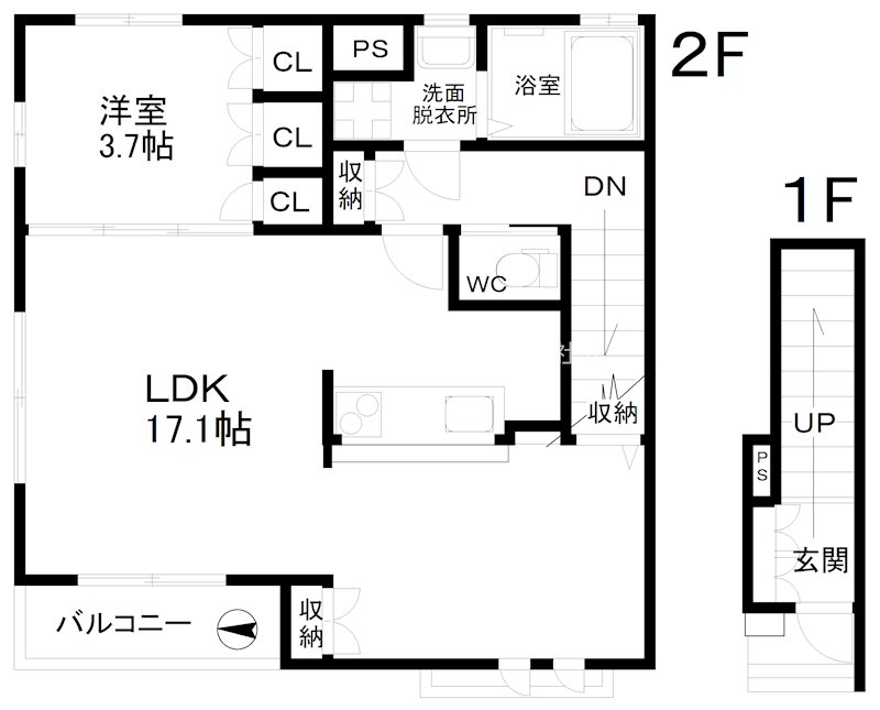 リッツハウス  間取り