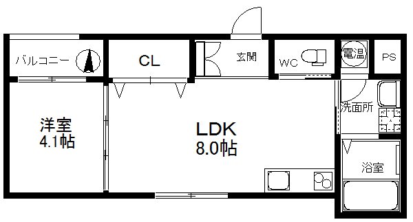 FDS BIJOU SUITESⅡ 間取り