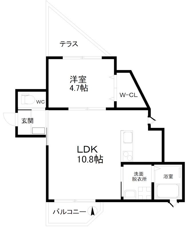 シティコート岸里玉出駅前 間取り