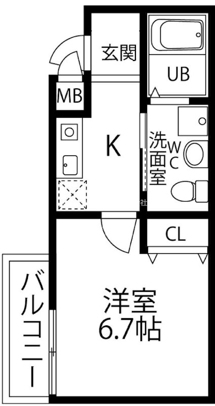 WING住之江 間取り