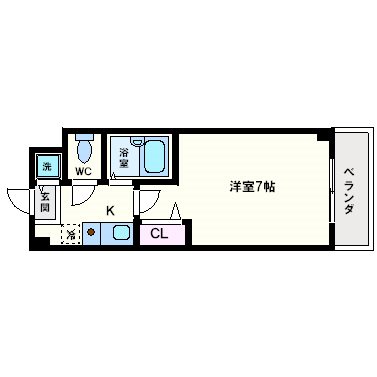プルメリア玉出 間取り