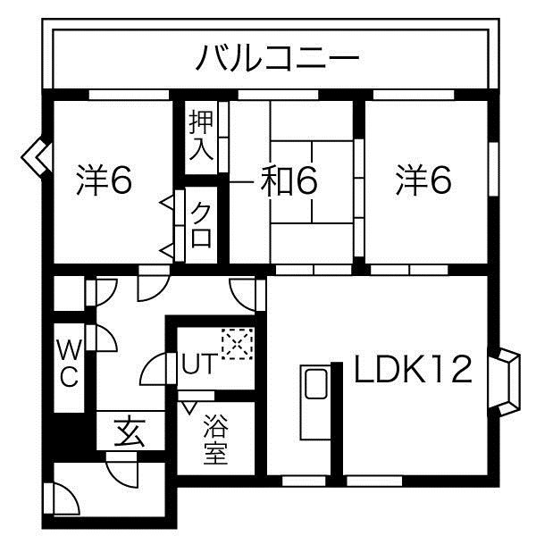 コージハイツ恵門 間取り