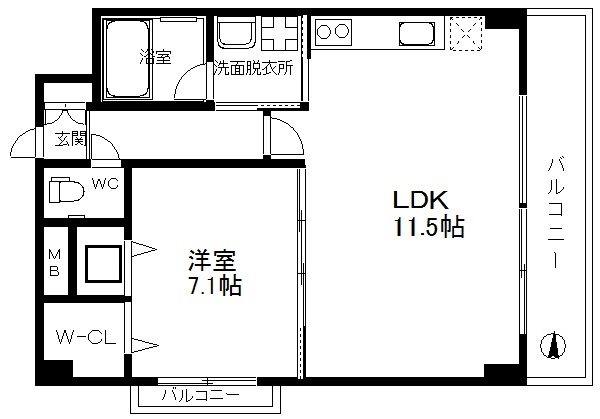 グレース帝塚山 間取り