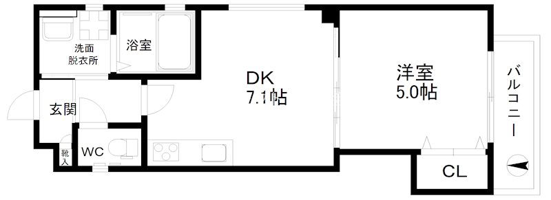 ラモーナ玉出東Ⅰ 間取り