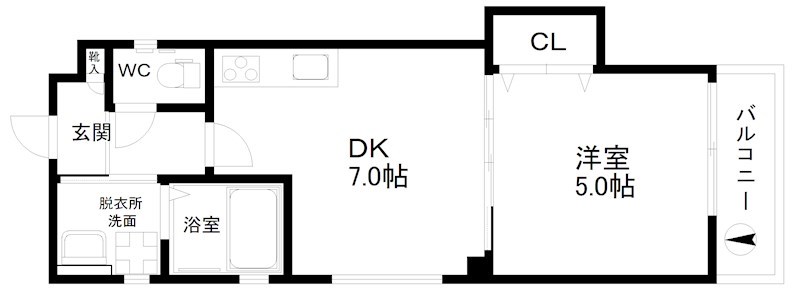 ラモーナ玉出東Ⅰ 間取り