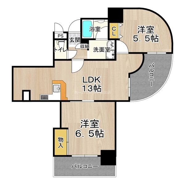 フェルザ住之江公園 間取り