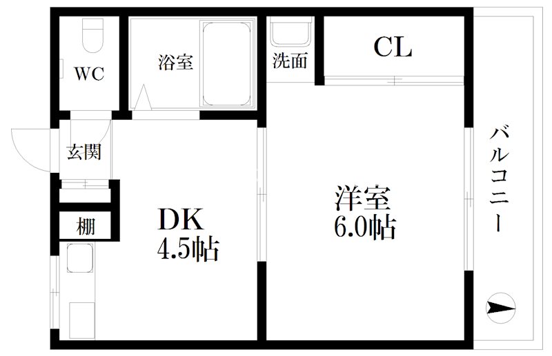 ヴィラナリー玉出 間取り