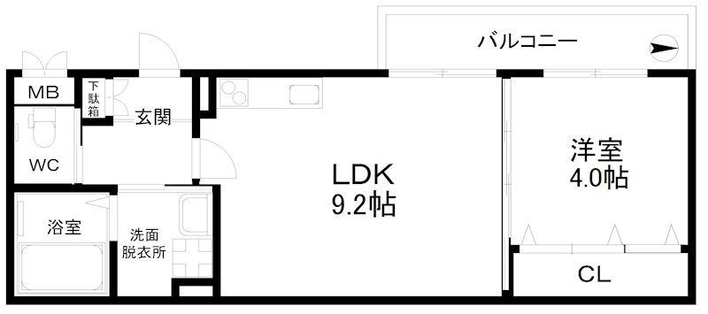 グランパシフィック長橋スクエア Ⅱ 間取り
