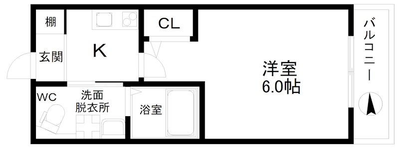 グランパシフィック北畠 間取り