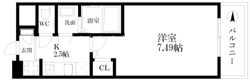 グランパシフィック玉出 間取り