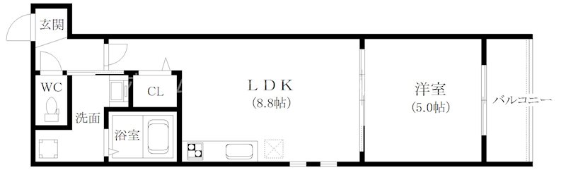 フジパレス北加賀屋Ⅴ番館 間取り