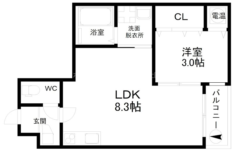 アバンティオエクラ 間取り