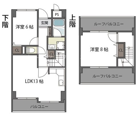 カワデンエミネンスハイツ 間取り