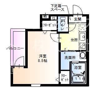 フジパレス中加賀屋Ⅱ番館 間取り