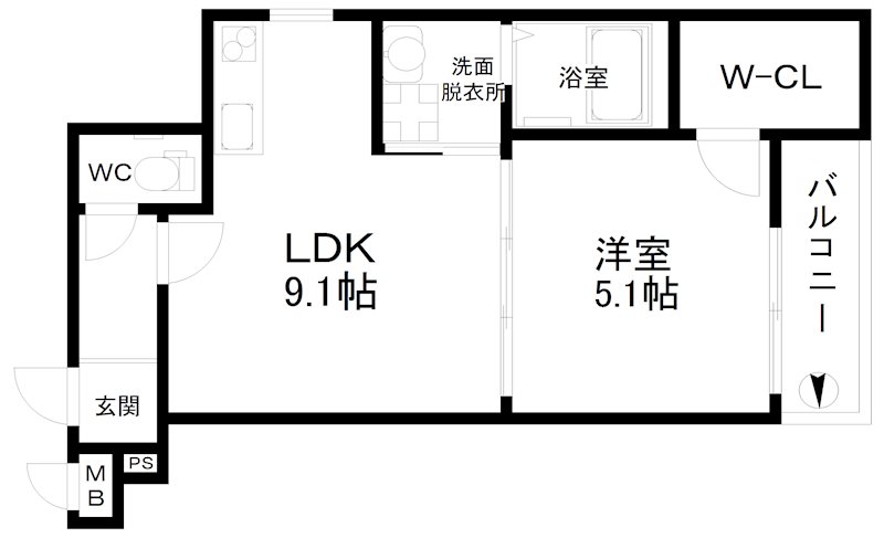 フジパレス東粉浜 間取り