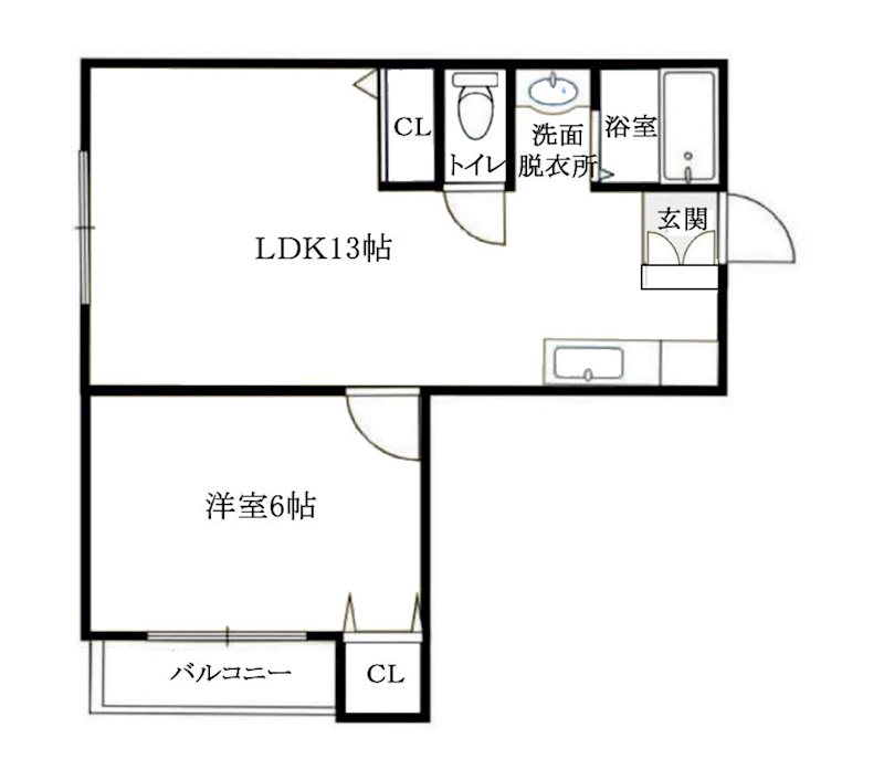 王鴻あびこマンション 間取り