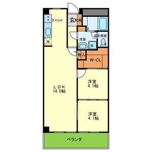 メゾンAメッツ 間取り