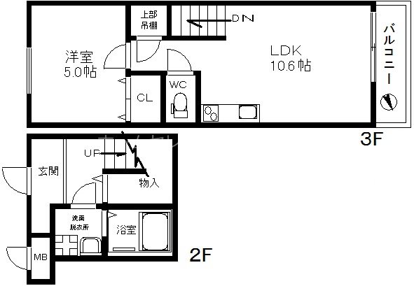ツイン フォレスト住之江Ⅰ番館 間取り