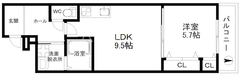 Ｃａｓａ　ｄ’ｏｒｏ清水丘  間取り