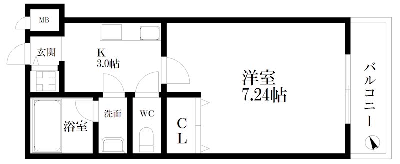 プルミエール住之江 間取り