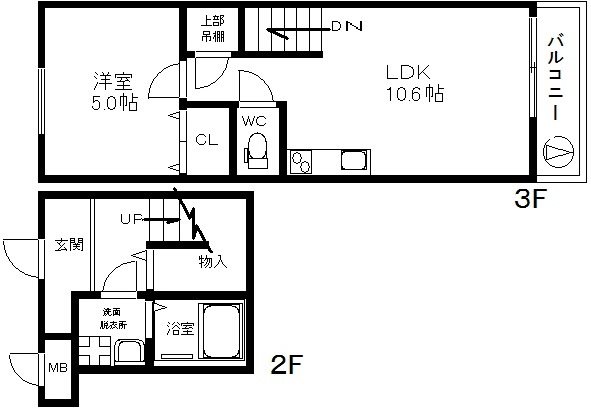 ツイン フォレスト住之江Ⅱ番館 間取り