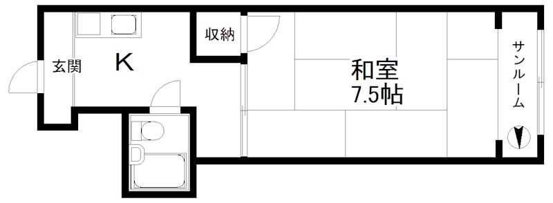 インペリアル住吉大社 間取り