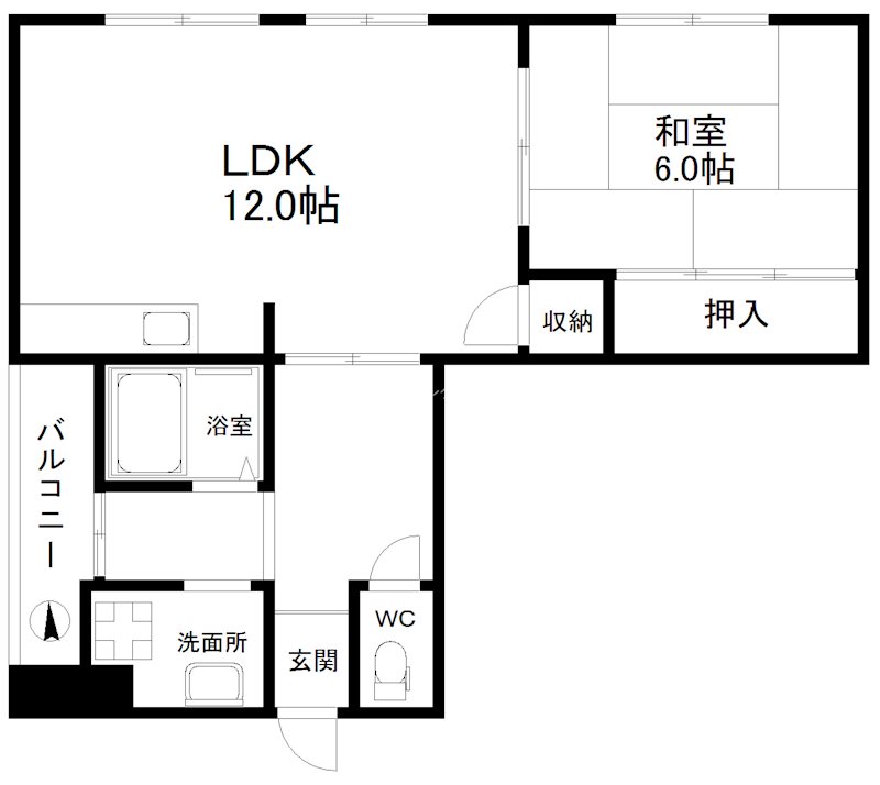 リアライズ帝塚山 間取り