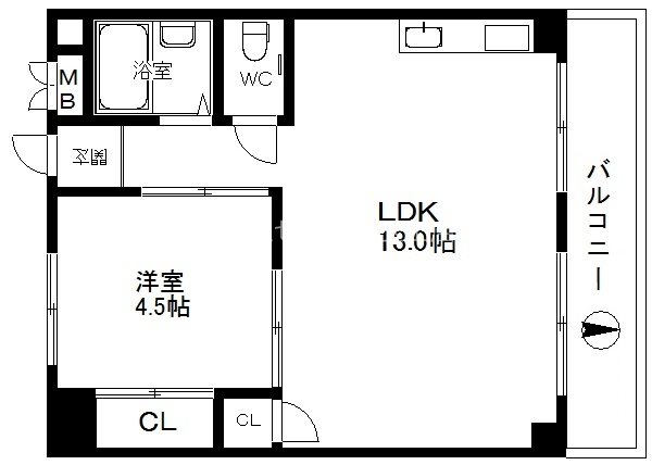 グランドコーポカトレア 間取り