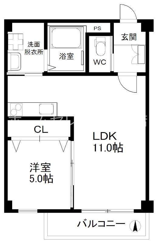 フェリオ玉出 間取り