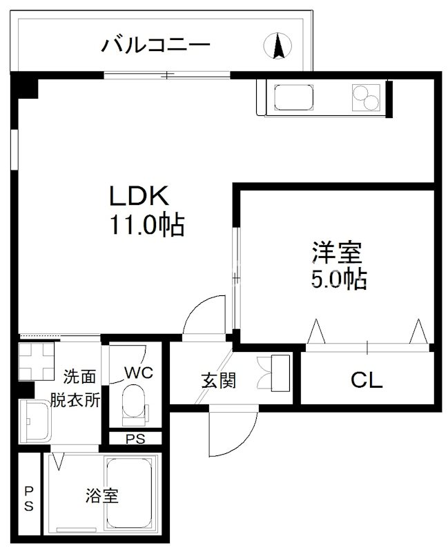 フェリオ玉出 間取り