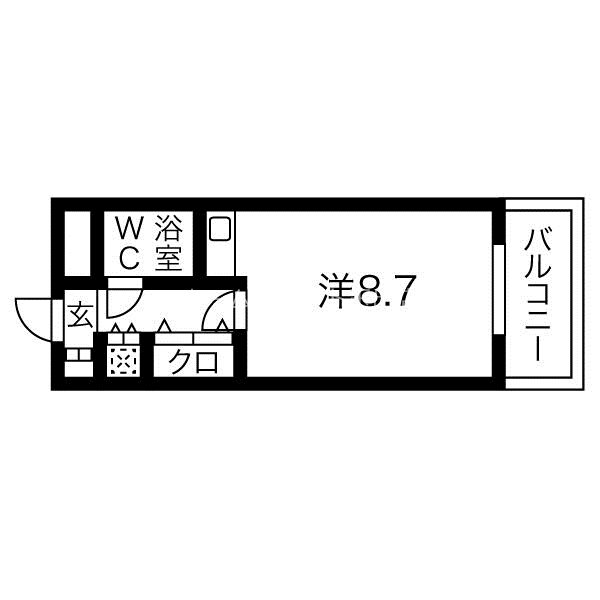 大阪府大阪市西成区千本中１丁目 間取り