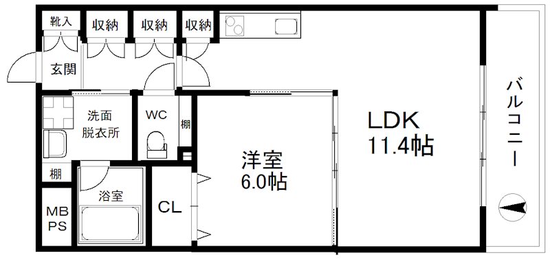 コーラルリーフ住吉 間取り