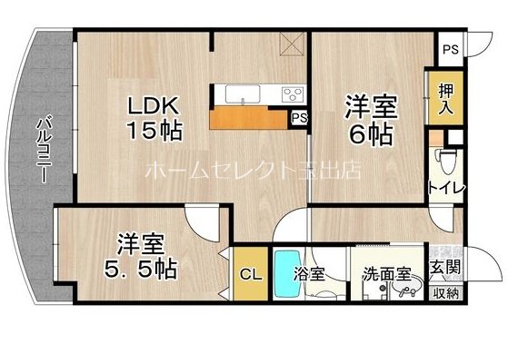 フェルザ住之江公園 間取り