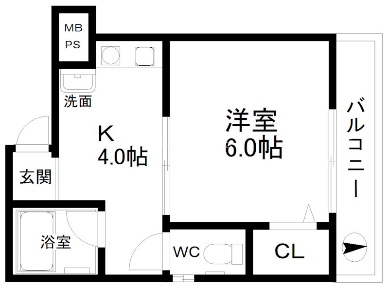 リッツハイツ中西 間取り
