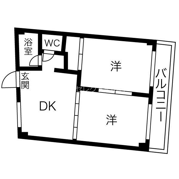 大阪府大阪市西成区南津守７丁目 間取り