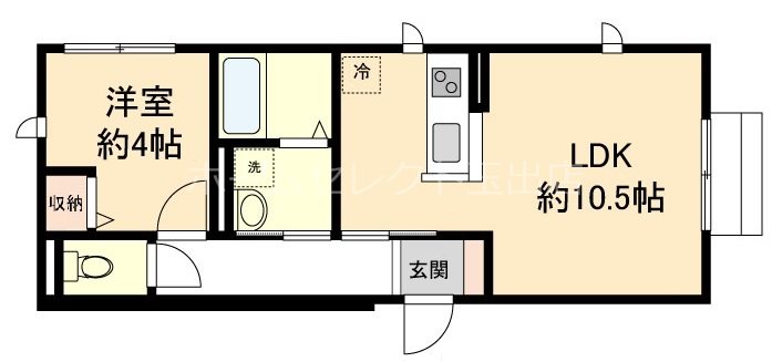 コンフォート住吉 間取り