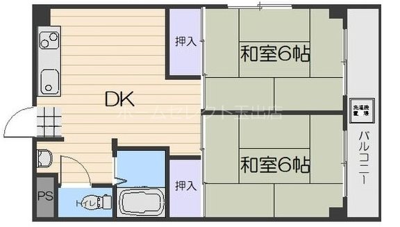 大阪府大阪市阿倍野区相生通２丁目 間取り