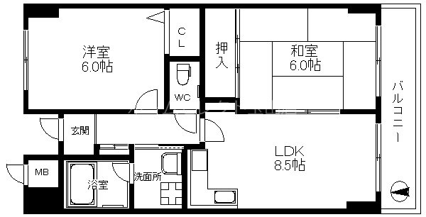 カワデンエミネンスハイツ 間取り