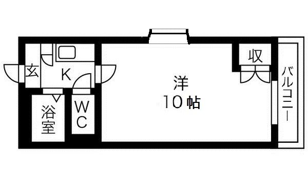 ハイツ五條 間取り