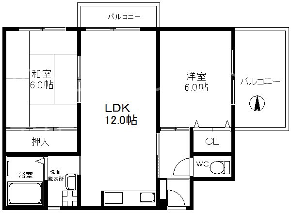 ミピアーチェ西住之江 間取り
