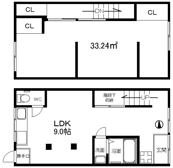 安立2丁目戸建 間取り